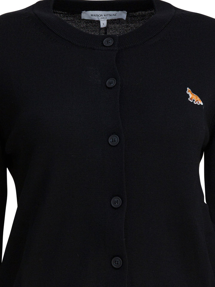 Maison Kitsuné Baby Fox Knitwear - Black | a0a77036641c937dceb0f3a90ffb2d38536ae302