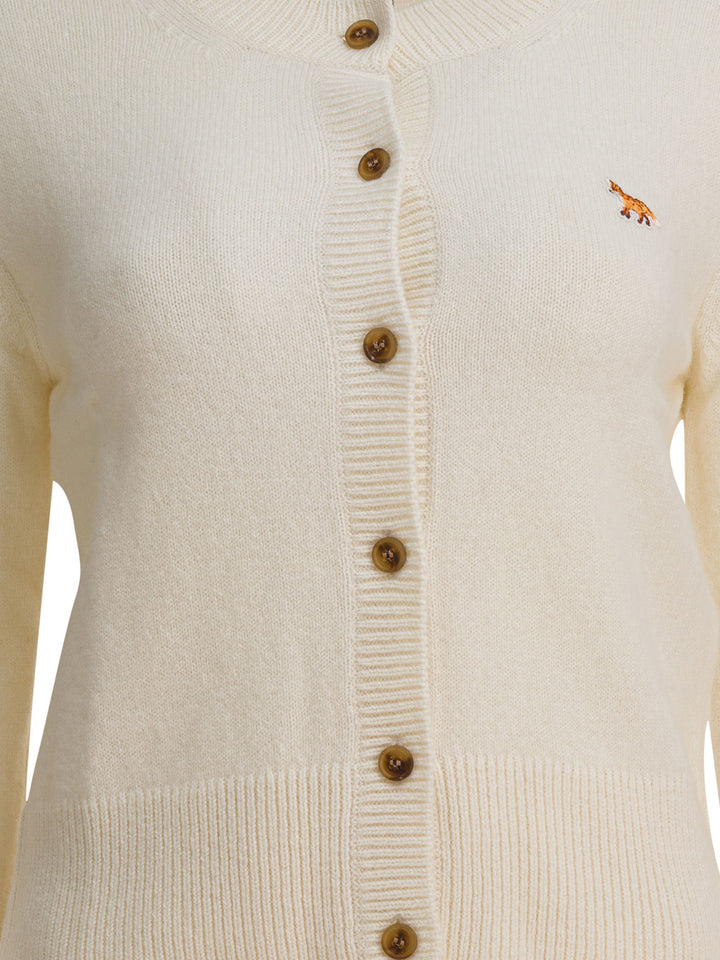 Maison Kitsuné Baby Fox Knitwear - Beige | 14a64adadebfae075ba82cdde3d614da3fe507e7