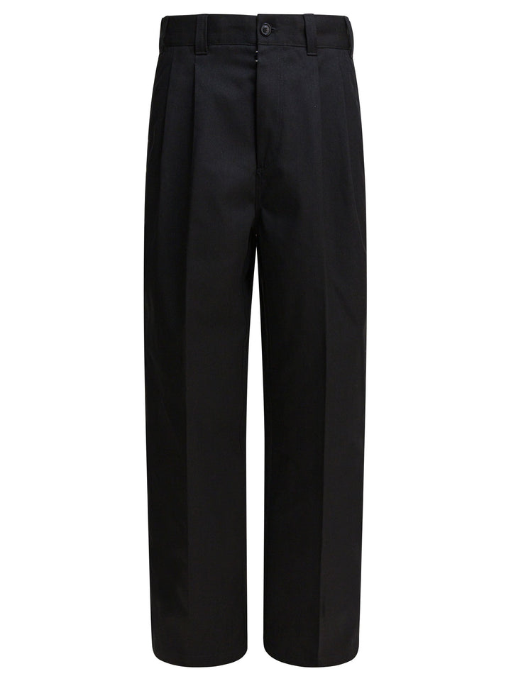 Maison Margiela Skater Chino Trousers - Black | 6c8833ca1d9b66da97e23ae4e3deb527d4a2deb1