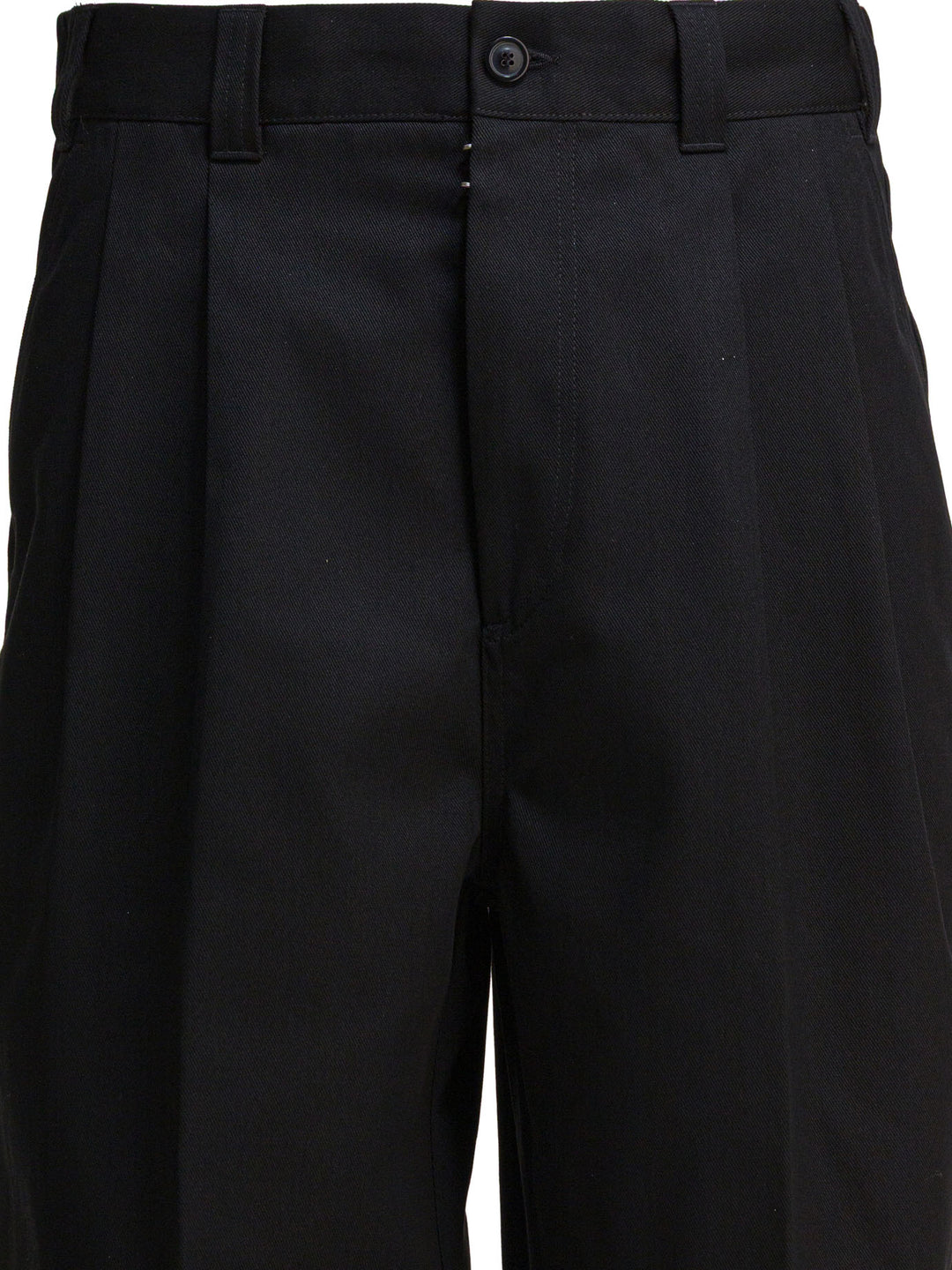 Maison Margiela Skater Chino Trousers - Black | 9488a4ed44a673c25162478d58b7603ed6ebe712