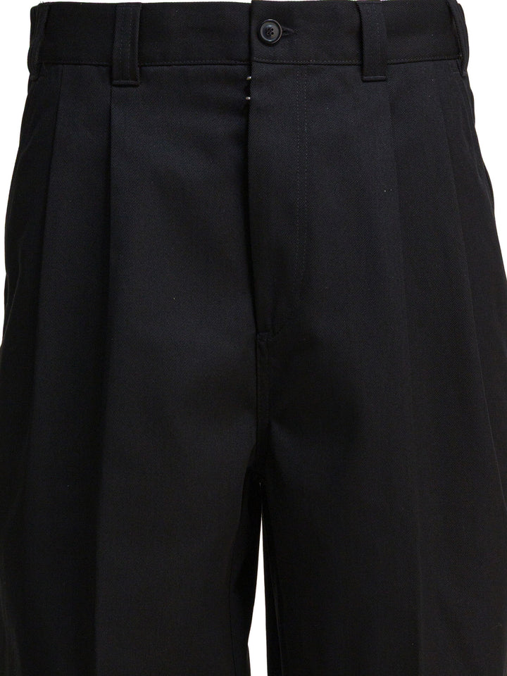 Maison Margiela Skater Chino Trousers - Black | 9488a4ed44a673c25162478d58b7603ed6ebe712