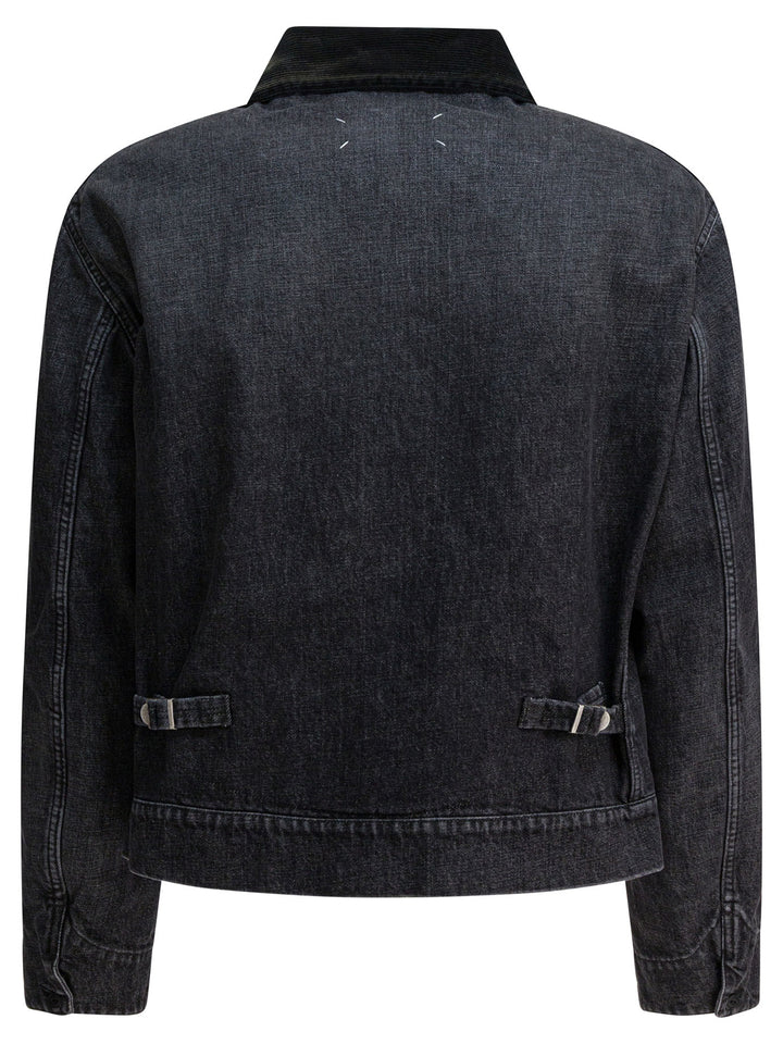 Maison Margiela Denim Jacket Jackets and Coats - Black | a36c45c9c6230c944b37ba4ea5afabbccc45feb5