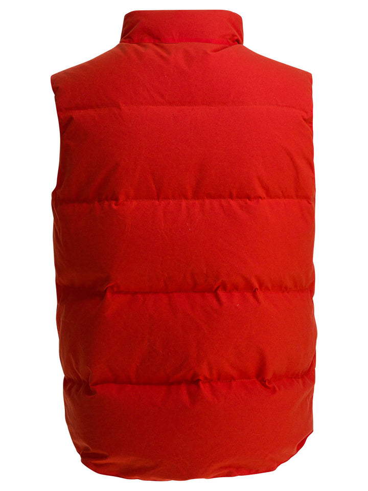 Manifattura Ceccarelli Goose Down Vest Jackets and Coats - Orange | 99dda5b87195fc089270f4595ed52575410dae62