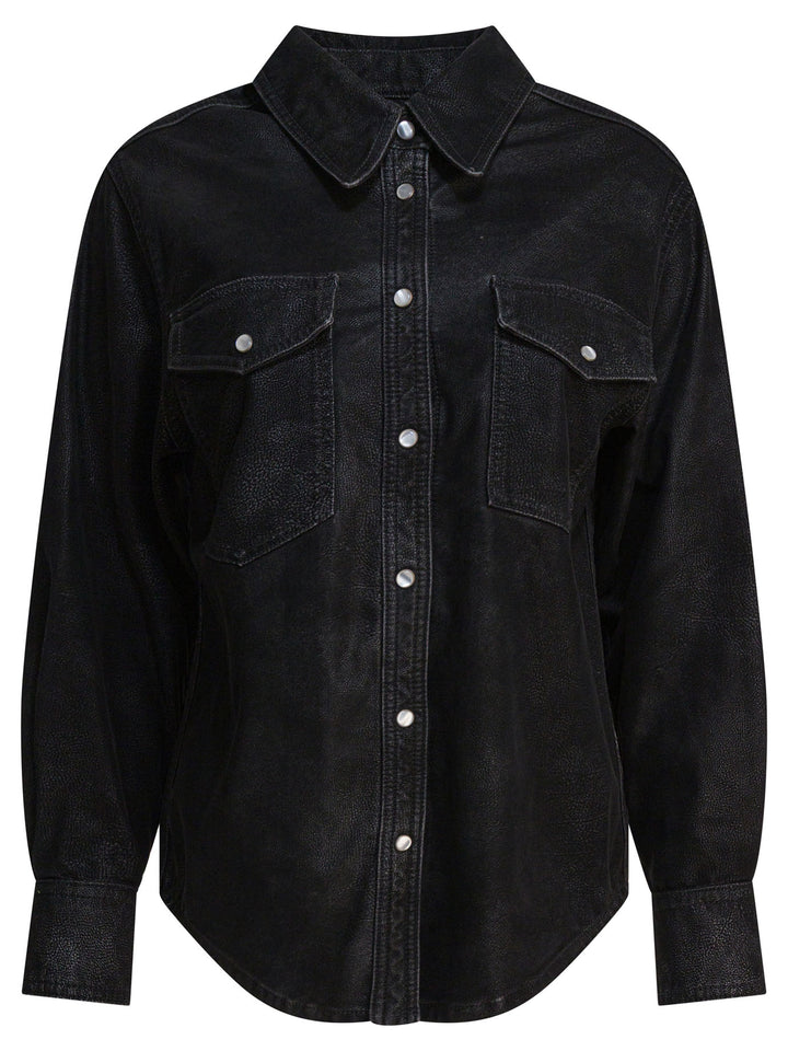 Marant ÉToile Karima Shirts - Black | ea8a1c191021876bbf21625f2bbabd220bc47b64