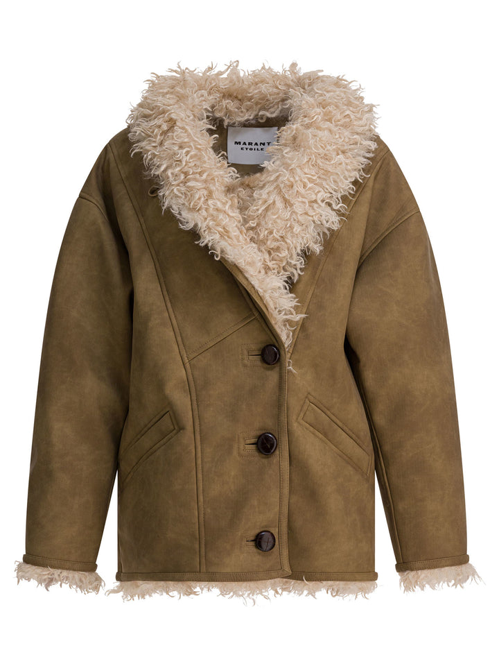 Marant ÉToile Clea Jackets and Coats - Brown | 3cbc6bdffc0e1636aa84815b582acc3ee6275b64