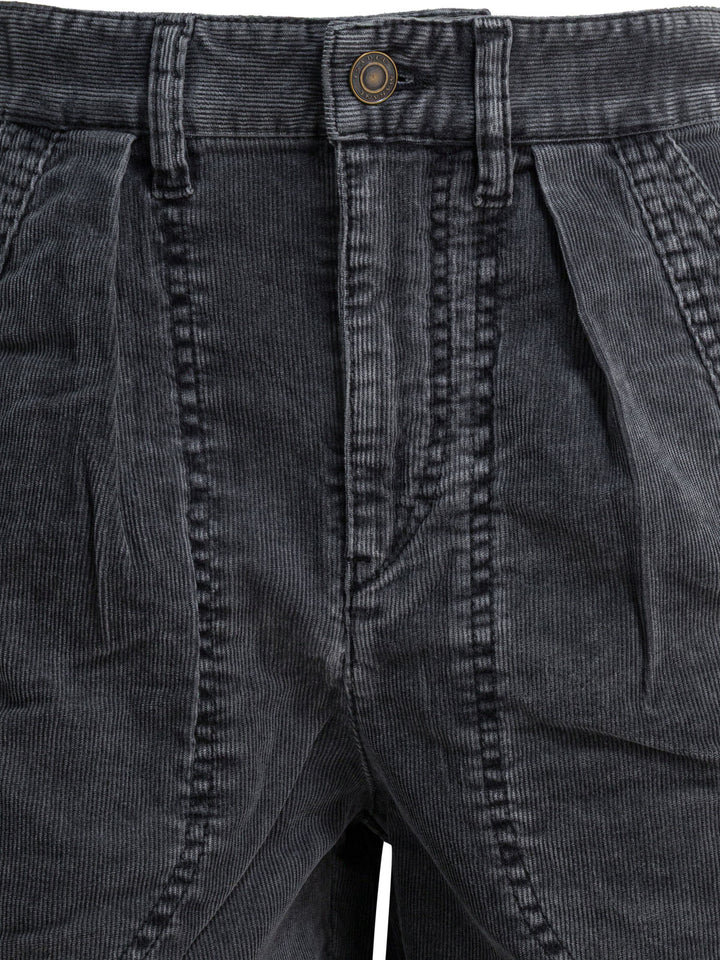 Marant ÉToile Onyta Trousers - Black | 7b3a4b5824a5b6f0747cf8e5409198f842f20561