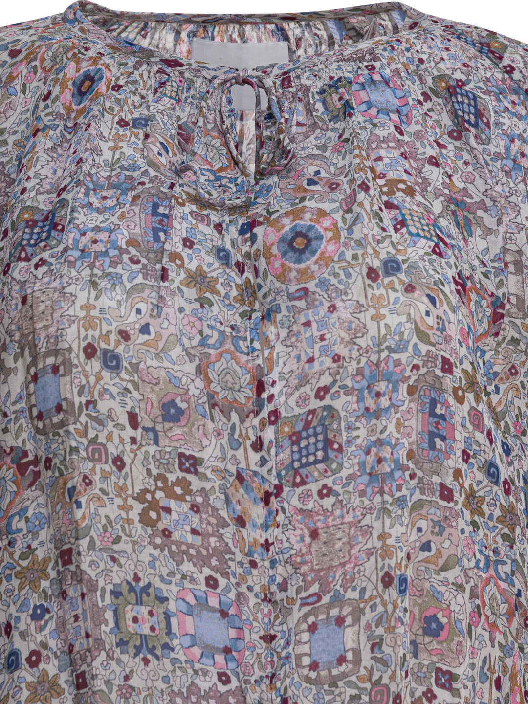 Marant ÉToile Floral Flared Dress Dresses - Beige | 4650e8686c6f78d34b64b78252364e2eada35ca6