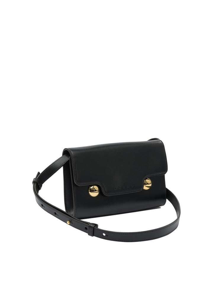 Marni Trunkaroo Crossbody Bags - Black | f1c10633a79c50bd42156fcd3938d0fe64d280a2