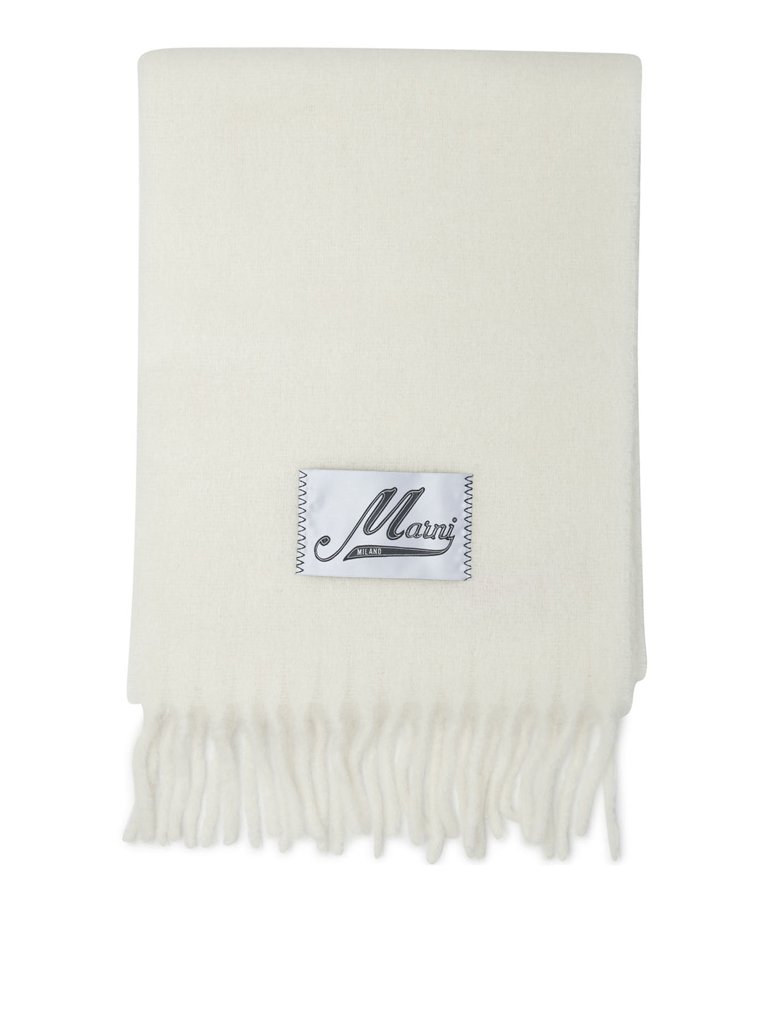 Marni Alpaca Scarf Sciarpe & Foulard - White | f5496688c034e44999ad3b83c6c40ae576352b59