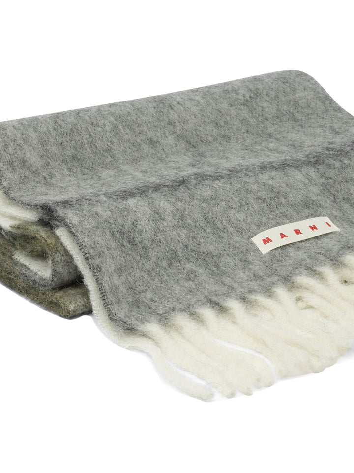 Marni Mohair And Alpaca Scarf Sciarpe & Foulard - Grey | af2d15e2ec9fbccc08c19c0010f9dbbe67980a31