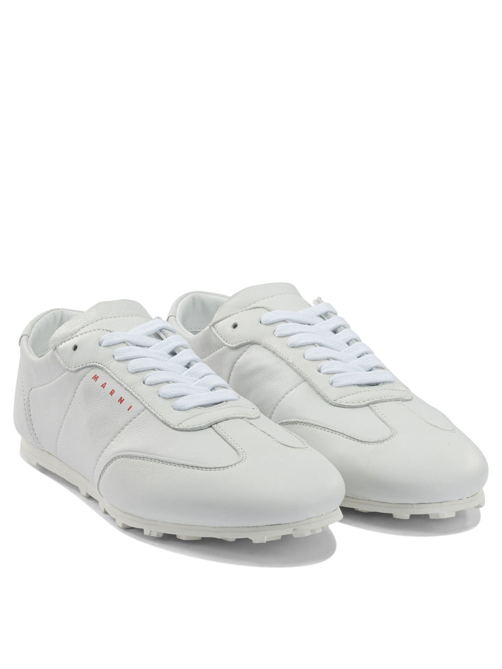 Marni Softy Soccer Sneakers & Slip-On - White | 4ad7aecd106286edd42c46751735352d0e8d2a59