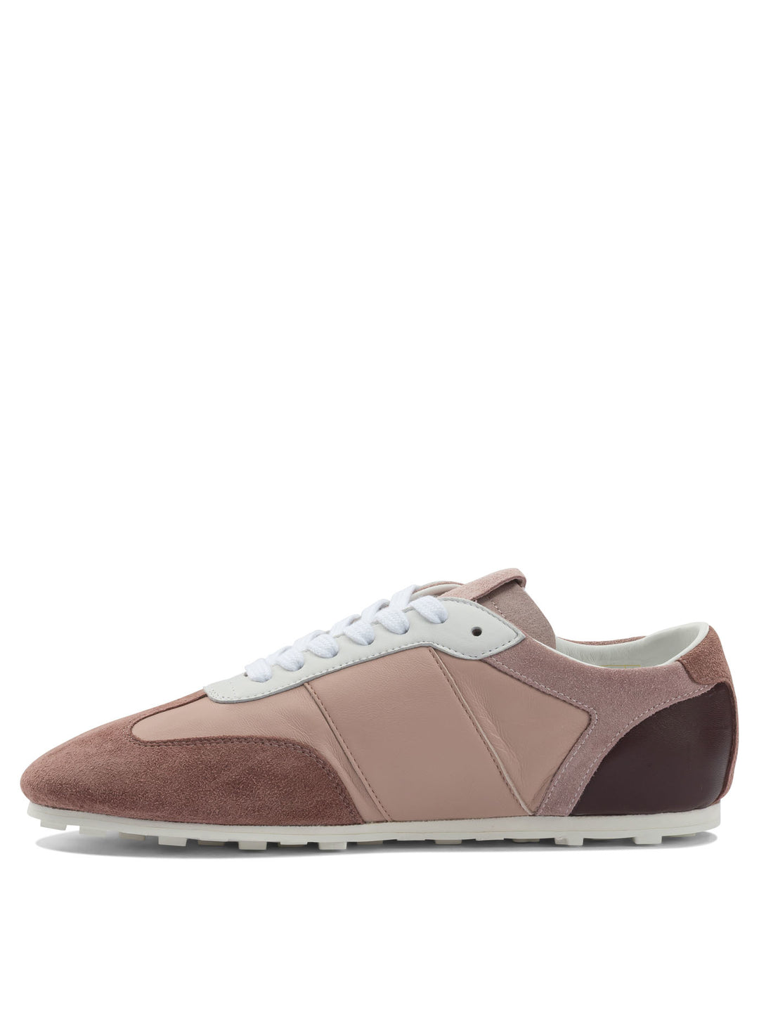 Marni Leather Sneaker With Logo Sneakers & Slip-On - Pink | 7a287c56162883f105fb8dd0f9b8559c1ba4d7b3