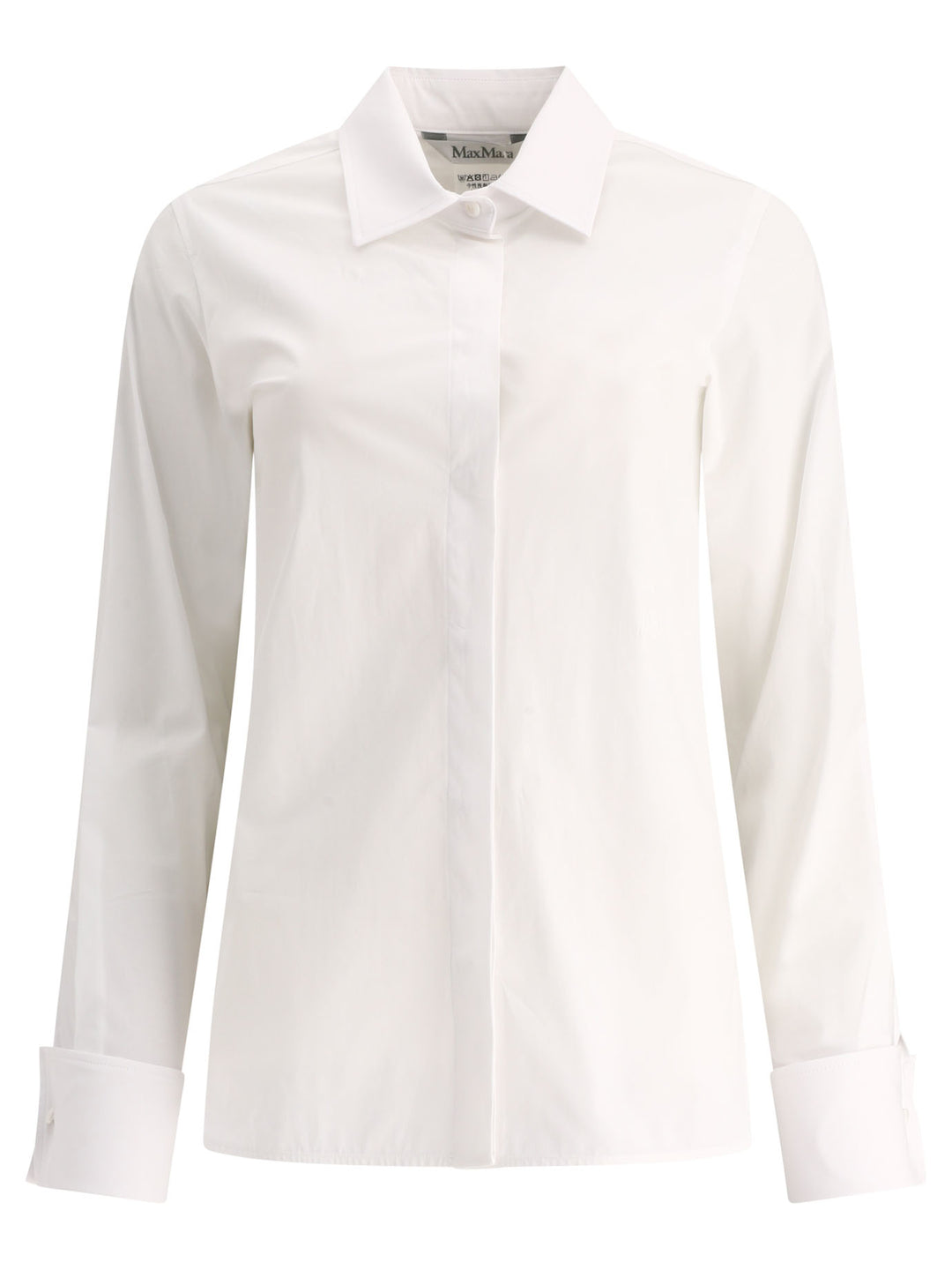 Max Mara Cotton Shirt Shirts - White | 5f76bd9c374e625e06595c97c58131ebec1852fc
