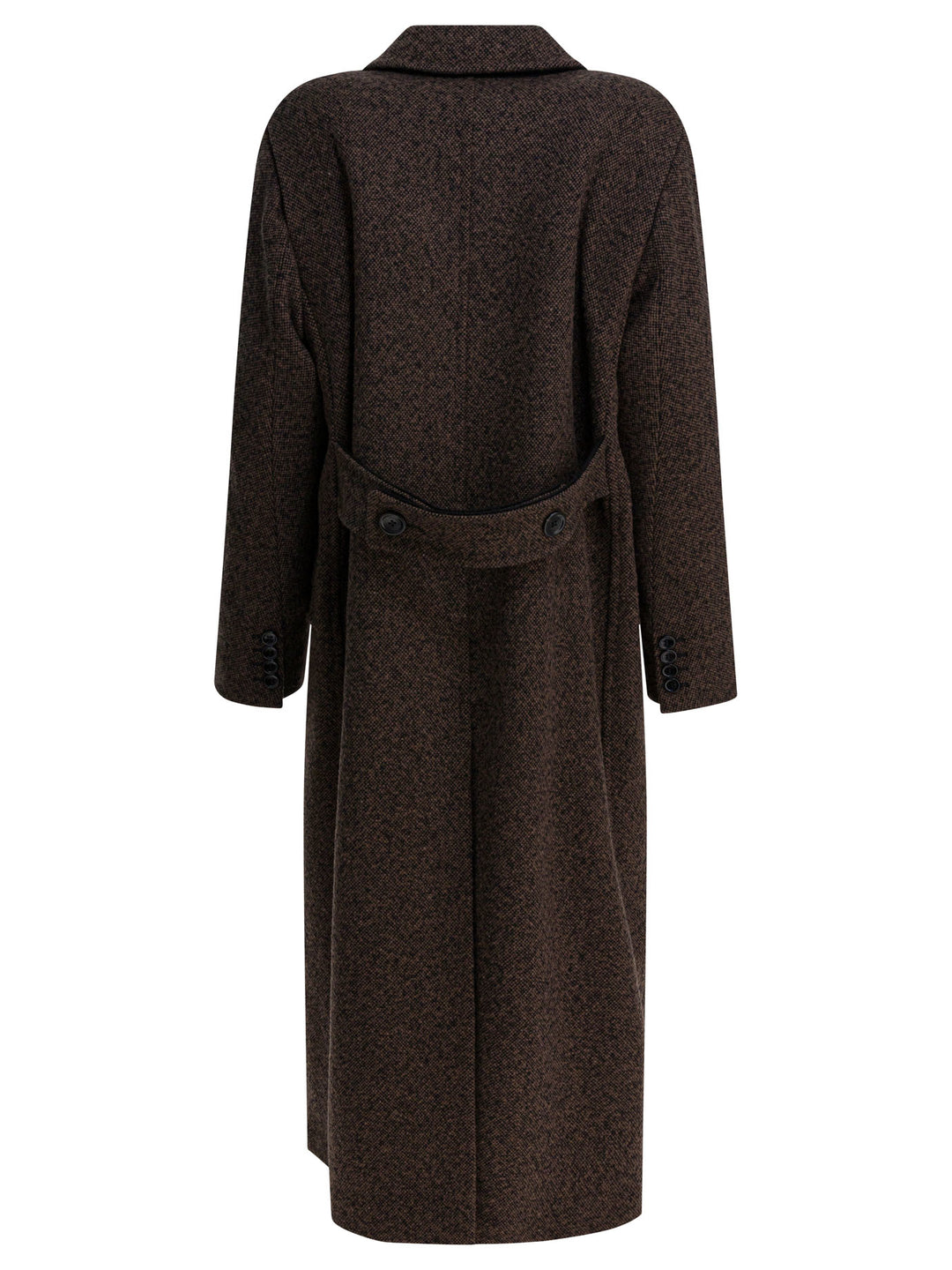 Max Mara Long Wool Coat Jackets and Coats - Black | 51de57045a90c17aa0feb144fec18dc94736a018