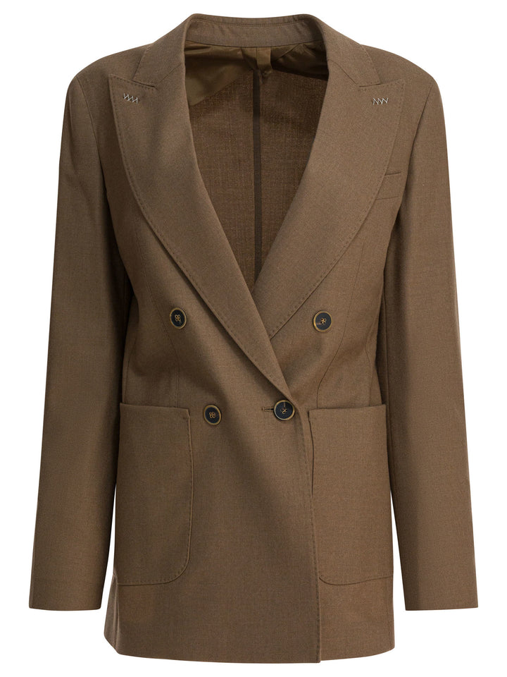 Max Mara Cashmere Blazer Jackets and Coats - Brown | 130e53b536655e602c362c17e319c7319276beab