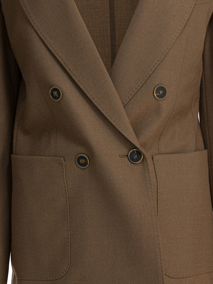 Max Mara Cashmere Blazer Jackets and Coats - Brown | 6b430f789c584abe85db980608f7fb635d52a5ce