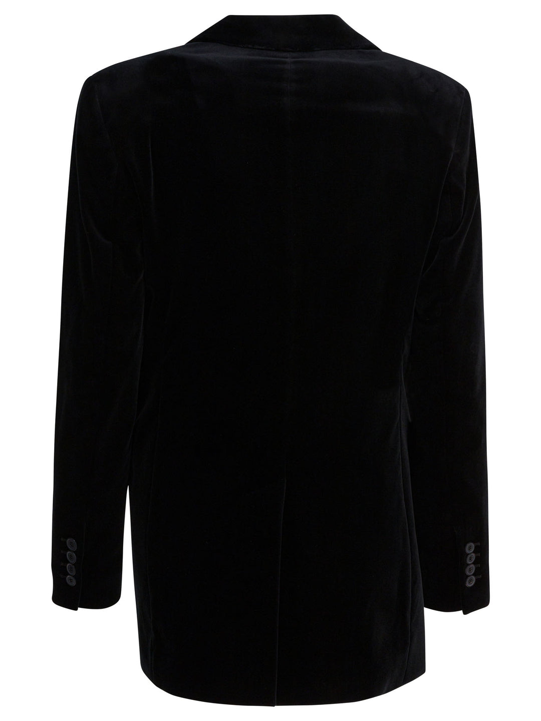 Max Mara Double-Breasted Velvet Blazer Jackets and Coats - Black | d3e0d73e6e7c6cb7143c6f8cf0e46164d93bd9f9
