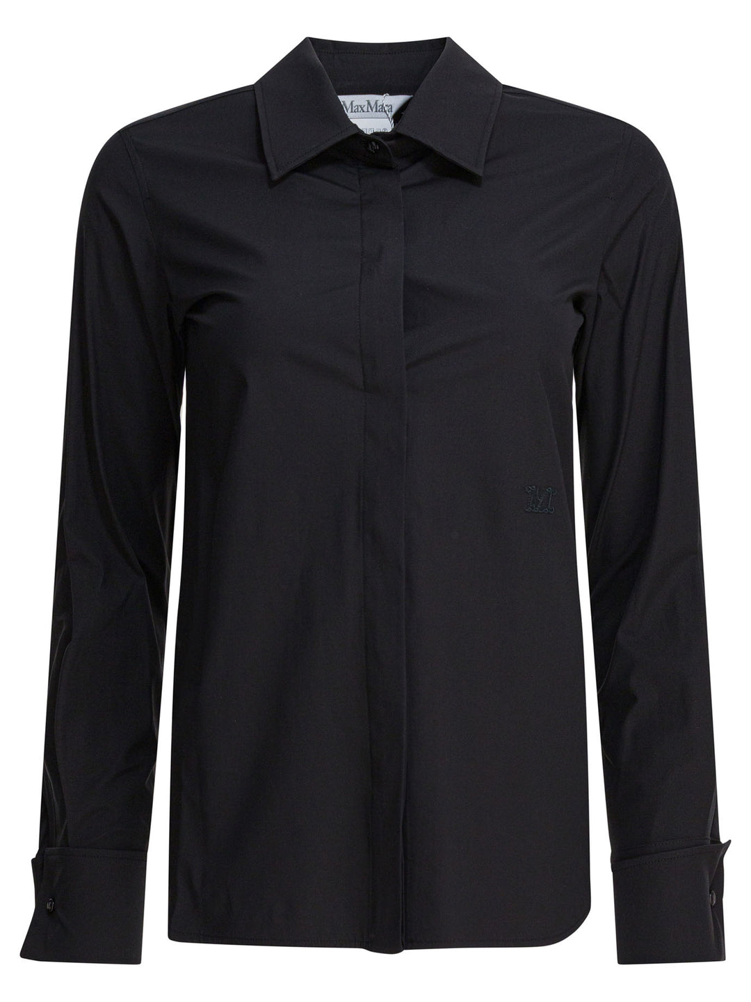 Max Mara Cotton Shirt Shirts - Black | e0a462e0328d7832972c0caebe56046eaae1308b
