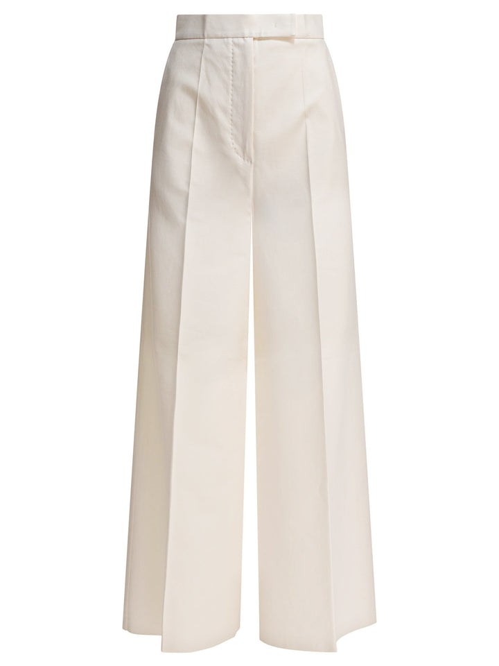 Max Mara Wide Leg Trousers - White | b9f6a1ad3e170864e28ee0c771746795485ae776