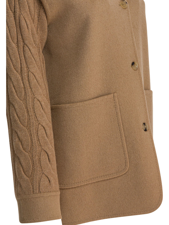 Max Mara Coat In Camel Jackets and Coats - Brown | 4b4586097477327f57a437acc6855f26c51d0795