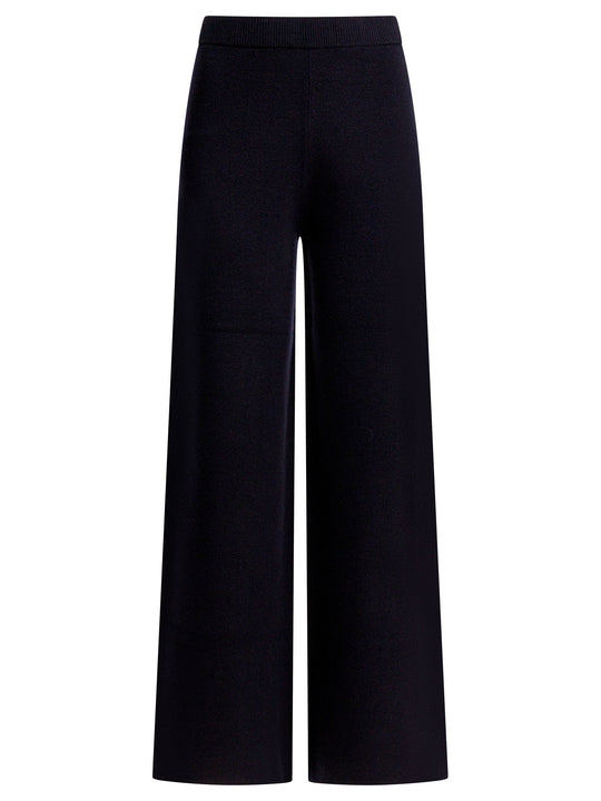 Wool And Cashmere Pants Trousers Blue