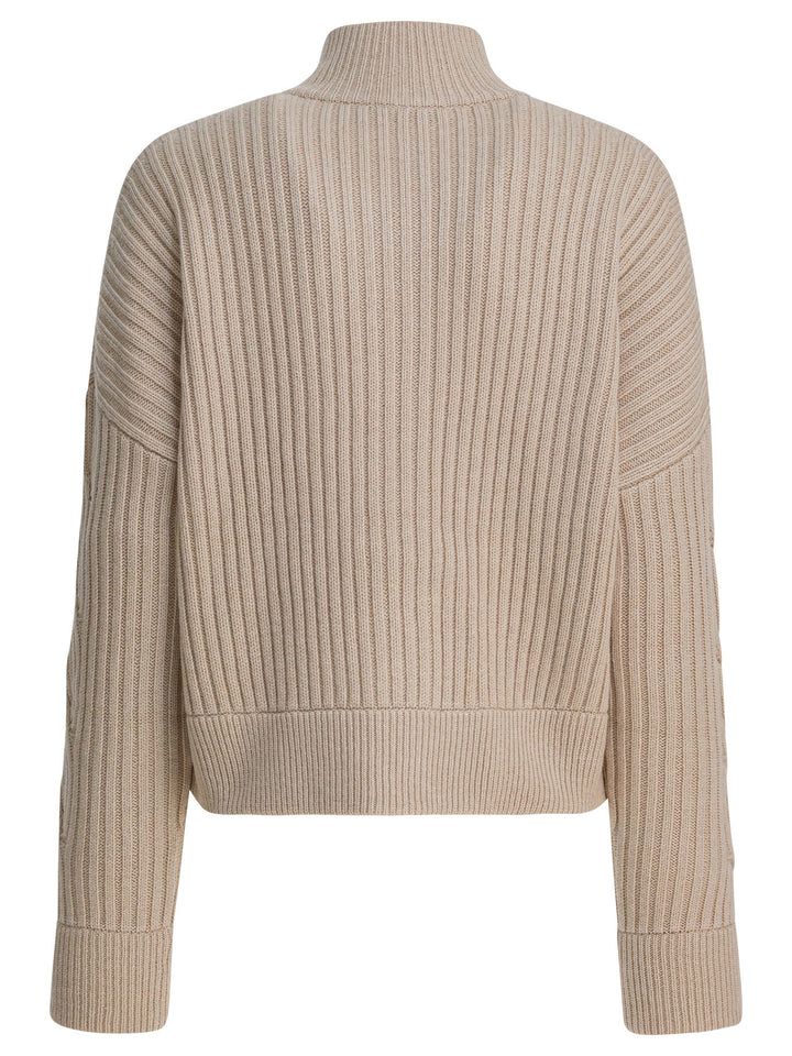 Max Mara Wool And Cashmere Cardigan Knitwear - Beige | caa957a564ae2f4b57f01854d0466cb8473d839f