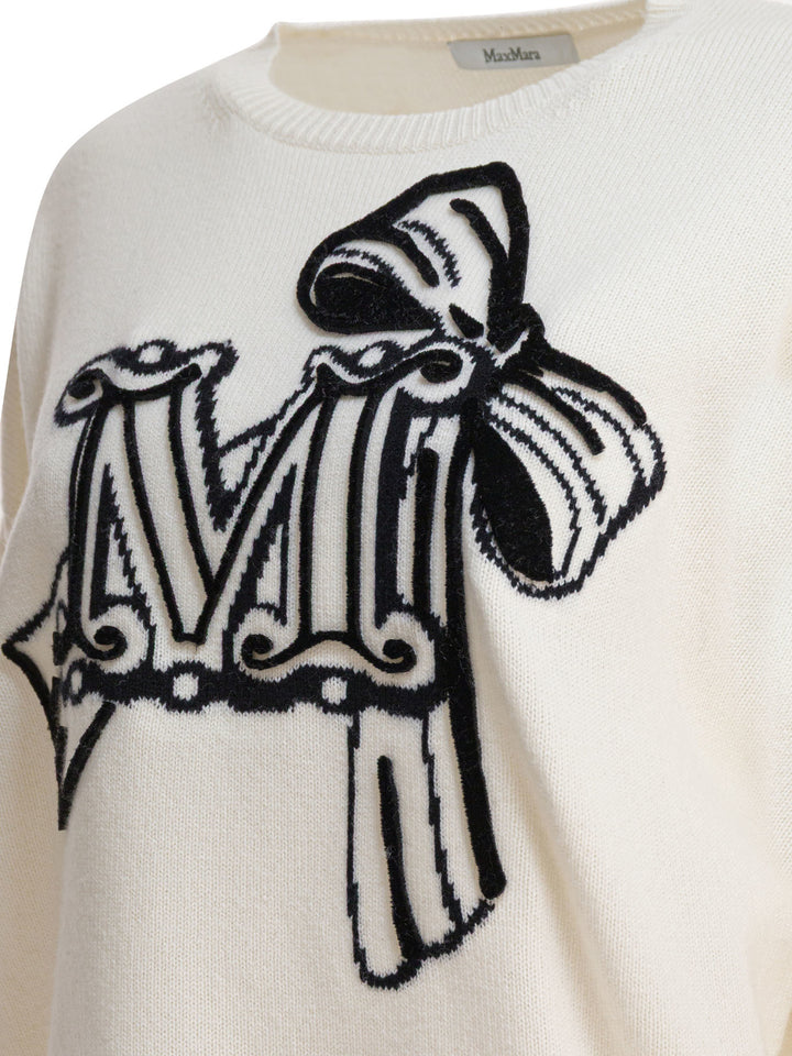 Max Mara Wool And Cashmere Sweater Knitwear - White | 6e6c6f31456c0c62ef4d398522a27563b75ff55b