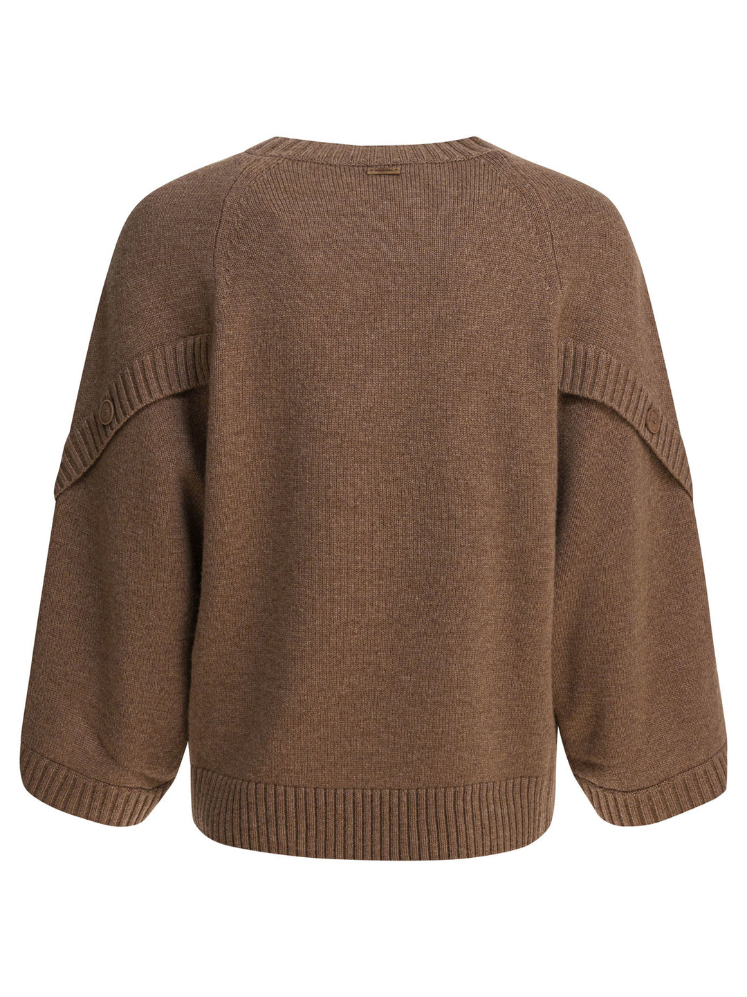 Max Mara Wool And Cashmere Over Sweater Knitwear - Brown | bc925a1893b797a54f51a12ff183495061aba9c9
