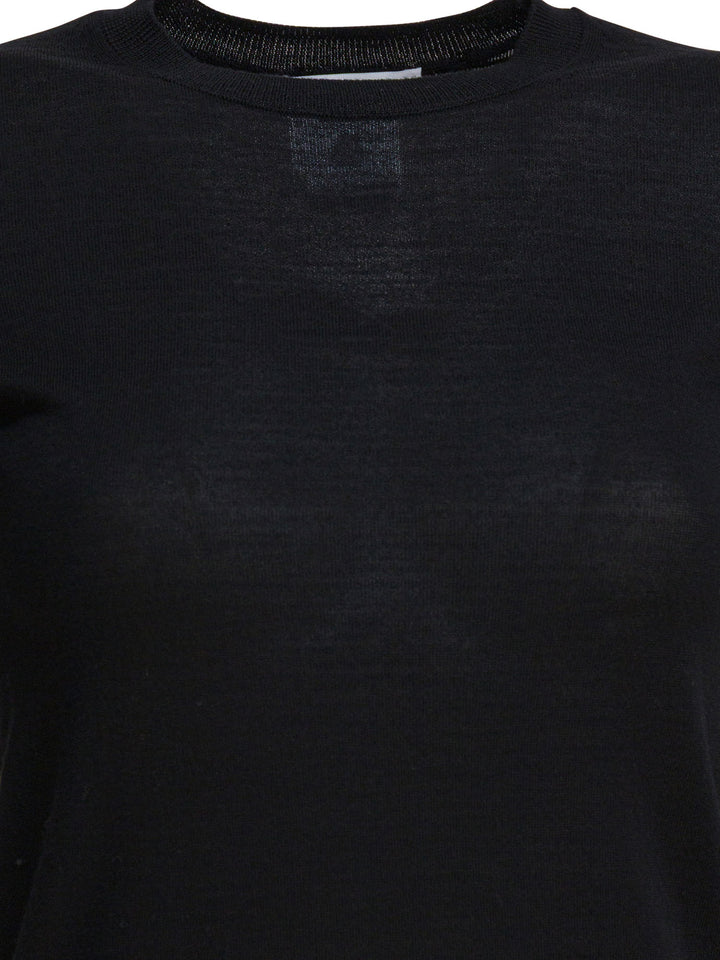 Max Mara Basic Wool Sweater T-shirts - Black | ab018b557a5a818c74d9cf051e1ba96ef237789a