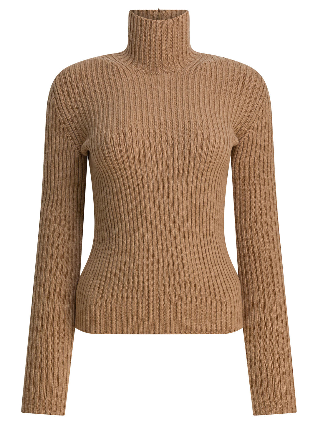 Max Mara Wool And Cashmere Turtleneck Sweater Knitwear - Beige | dc1db6024c86852c9f29bf1724e644f4515a4419