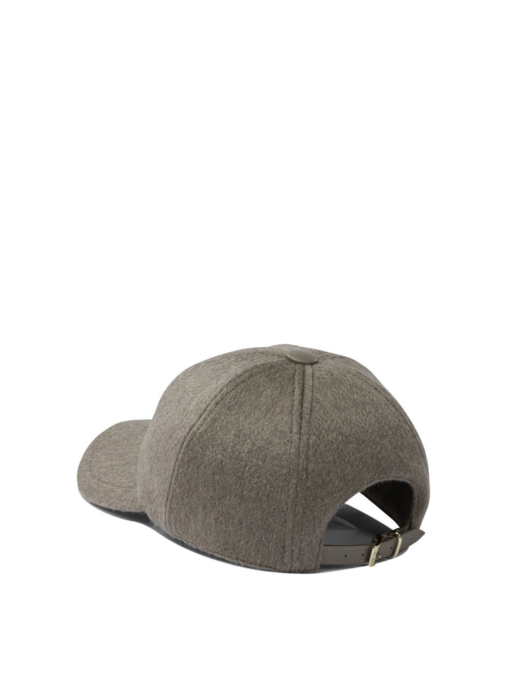 Max Mara Cashmere Trucker Hat Hats - Grey | 8e96bfc4ffcafffbbdd7958aa8a7e2d109f32e74