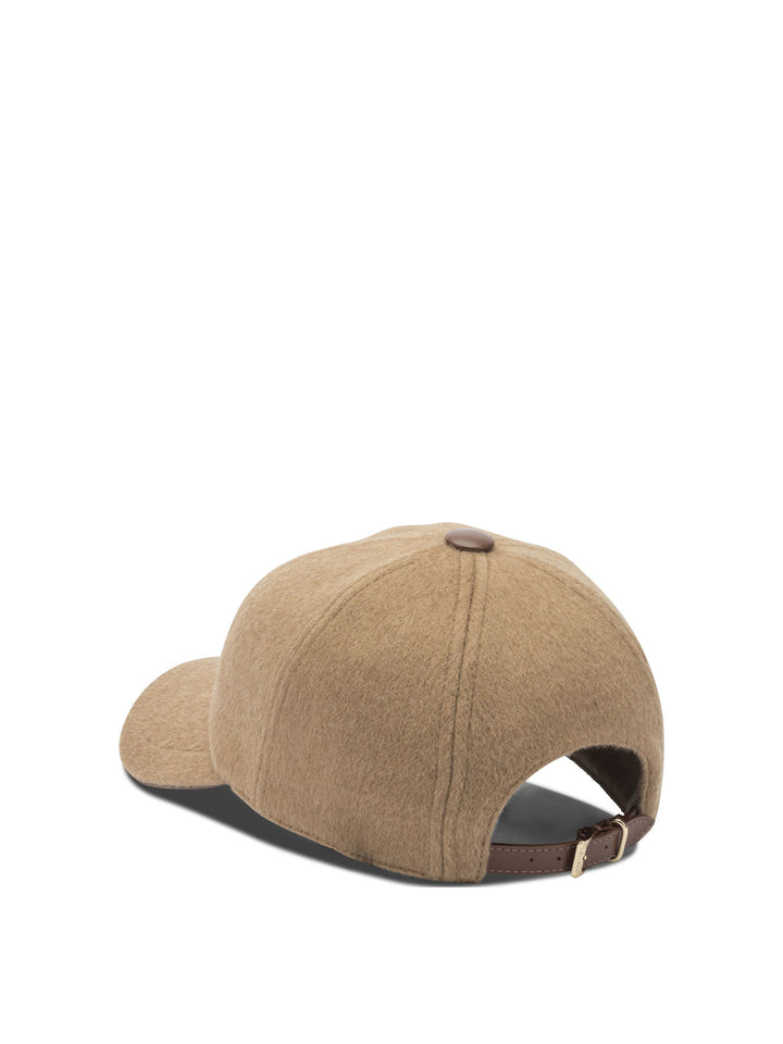 Max Mara Camel Baseball Cap Hats - Brown | d0d41f8df3b5e373db639ff0d040fb0d099c8109