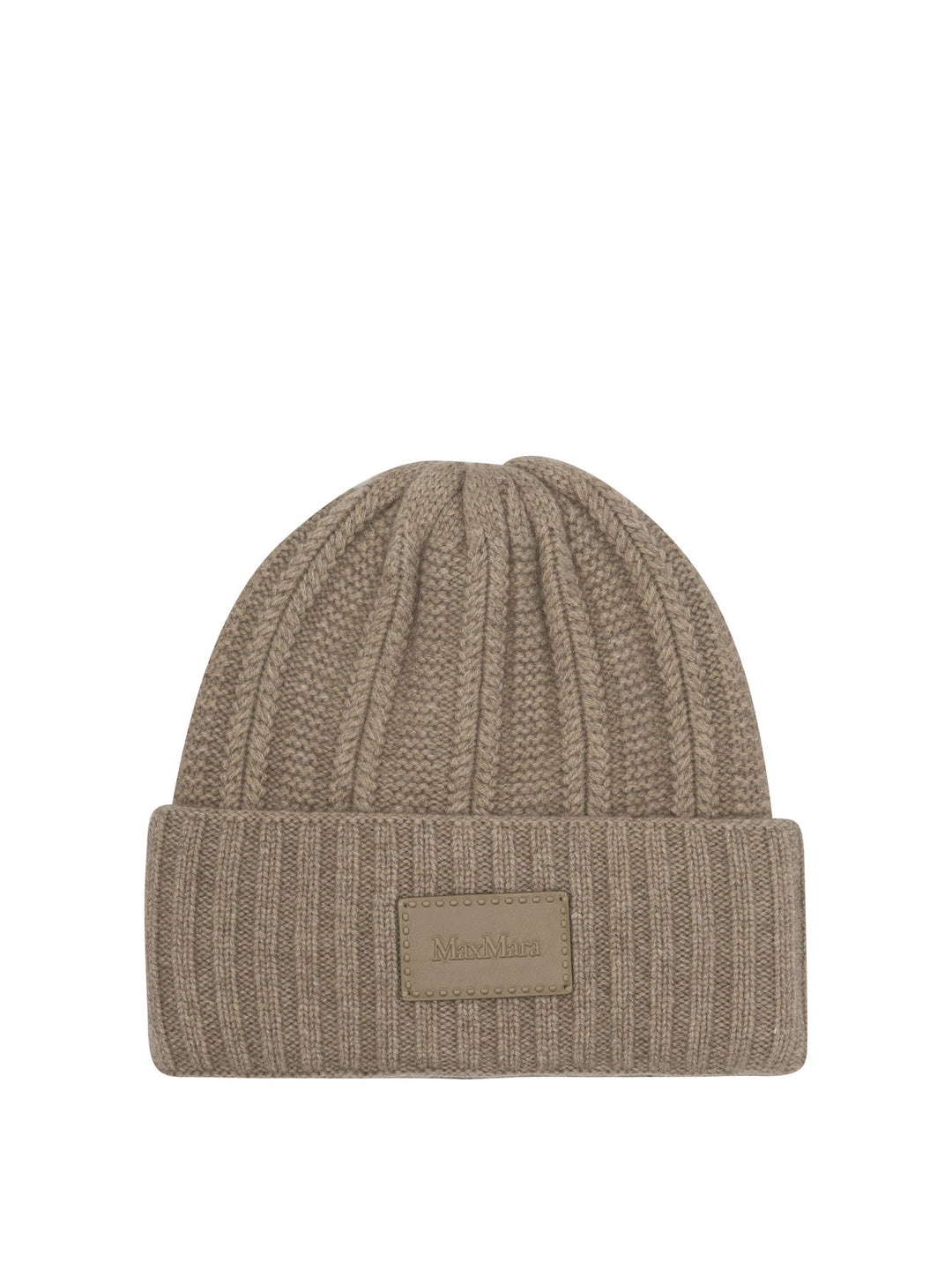 Max Mara English Rib Cashmere Beanie Hats - Beige | f2e67e57c80d4938a3f876e045bcfb9402a90f67