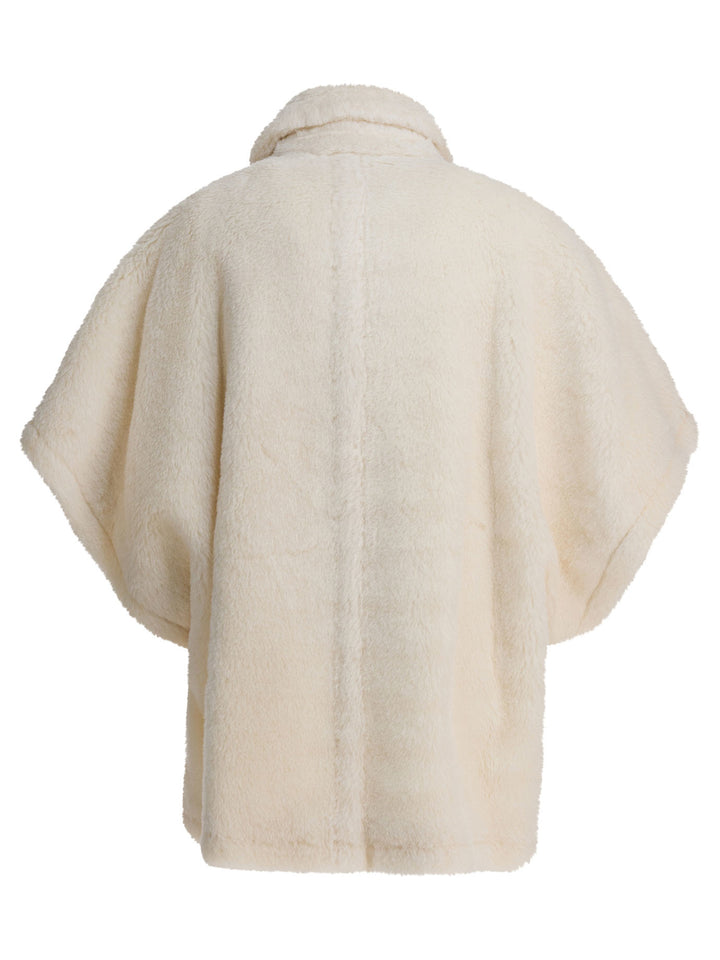 Max Mara Alpaca And Wool Cape Jackets and Coats - White | a6d23c94e267dca7ca1ff282421ddad6cf2b6de3