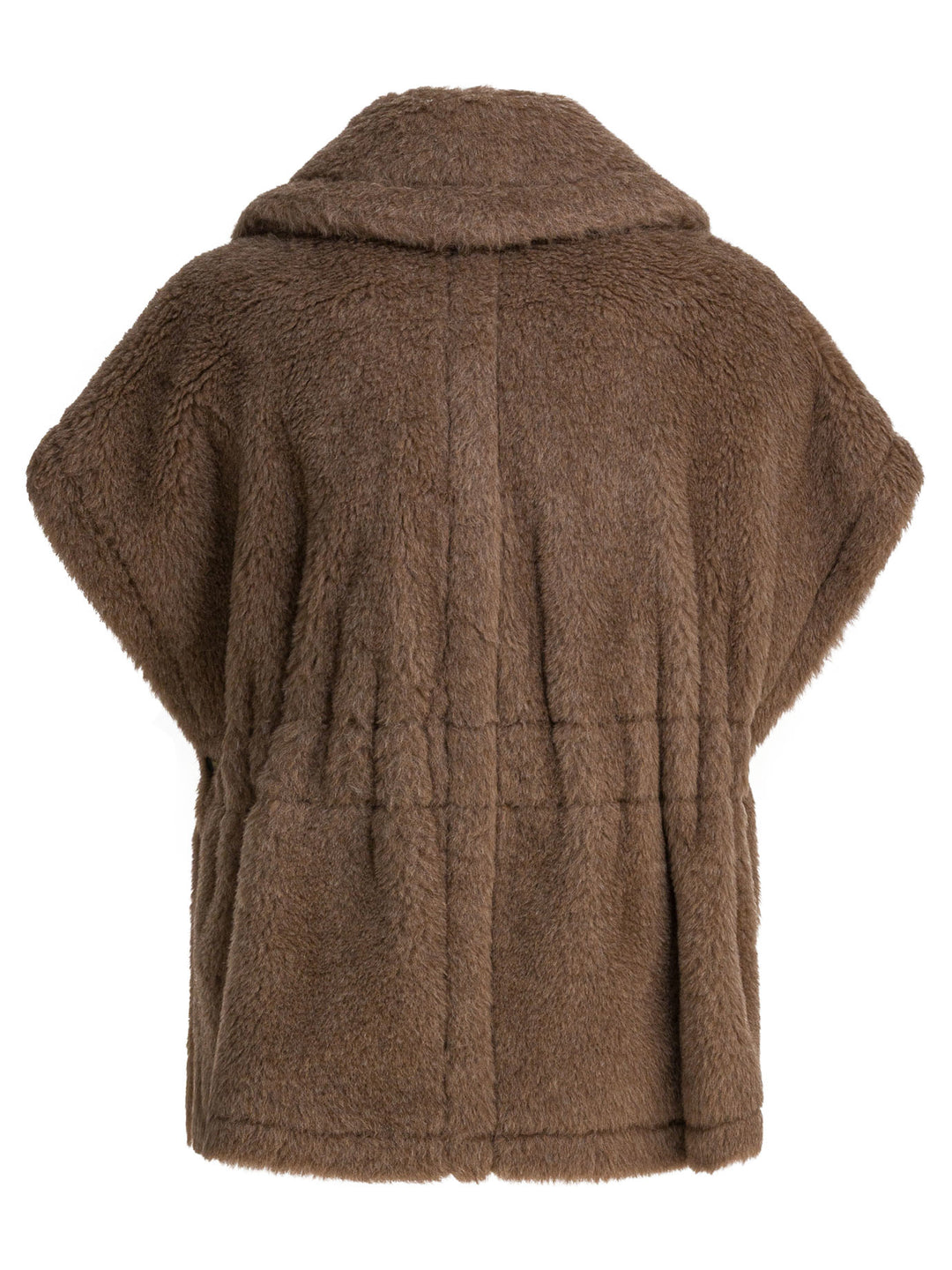Max Mara Teddy Cape Made Of Alpaca And Cashmere Jackets and Coats - Brown | ba36a870b0ee2d9dca2868992507987af86e6cae