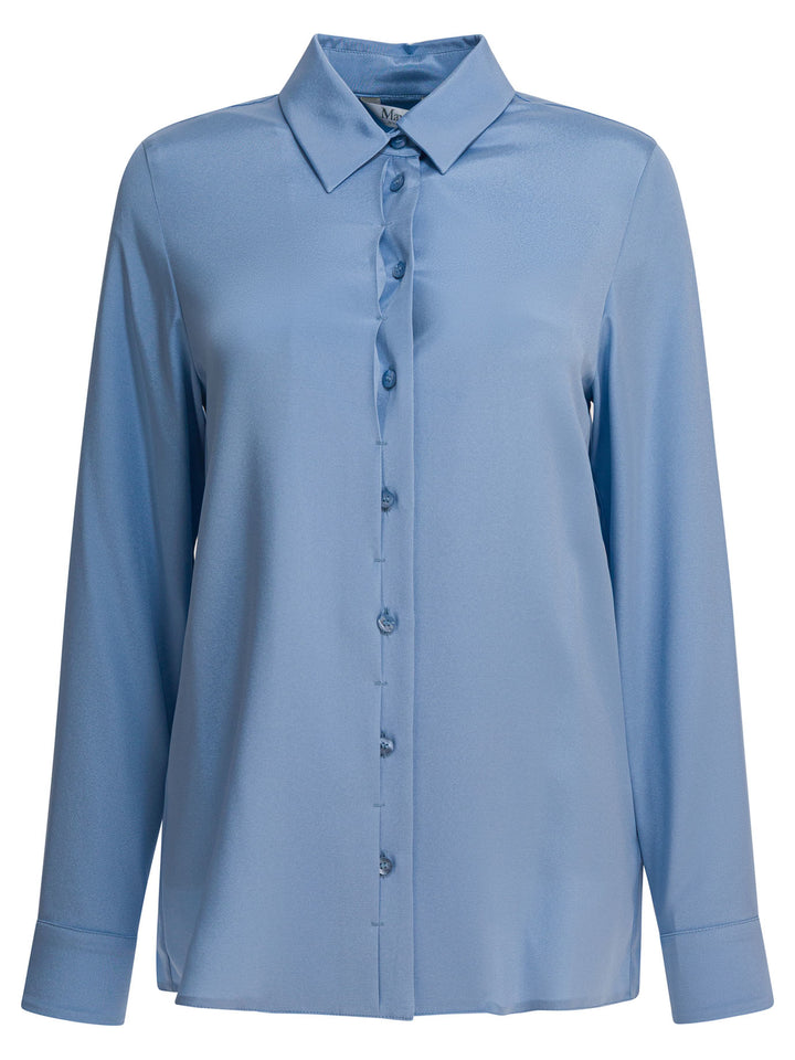 Max Mara Pure  Shirts - Light blue | e57ae8b812347401fdb4f67925894558a010f60c