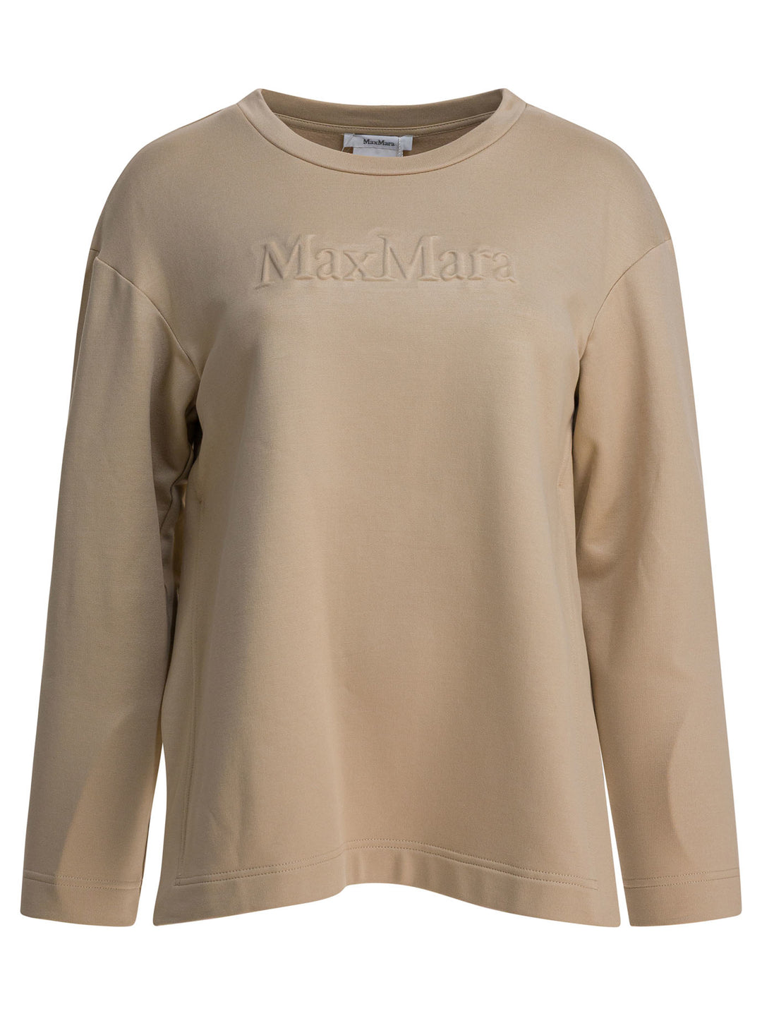 Max Mara Pure Silk And Cotton Sweatshirt Sweatshirts - Brown | eb15cd74c3a33a0e3883d669dc845be02a0e03dc