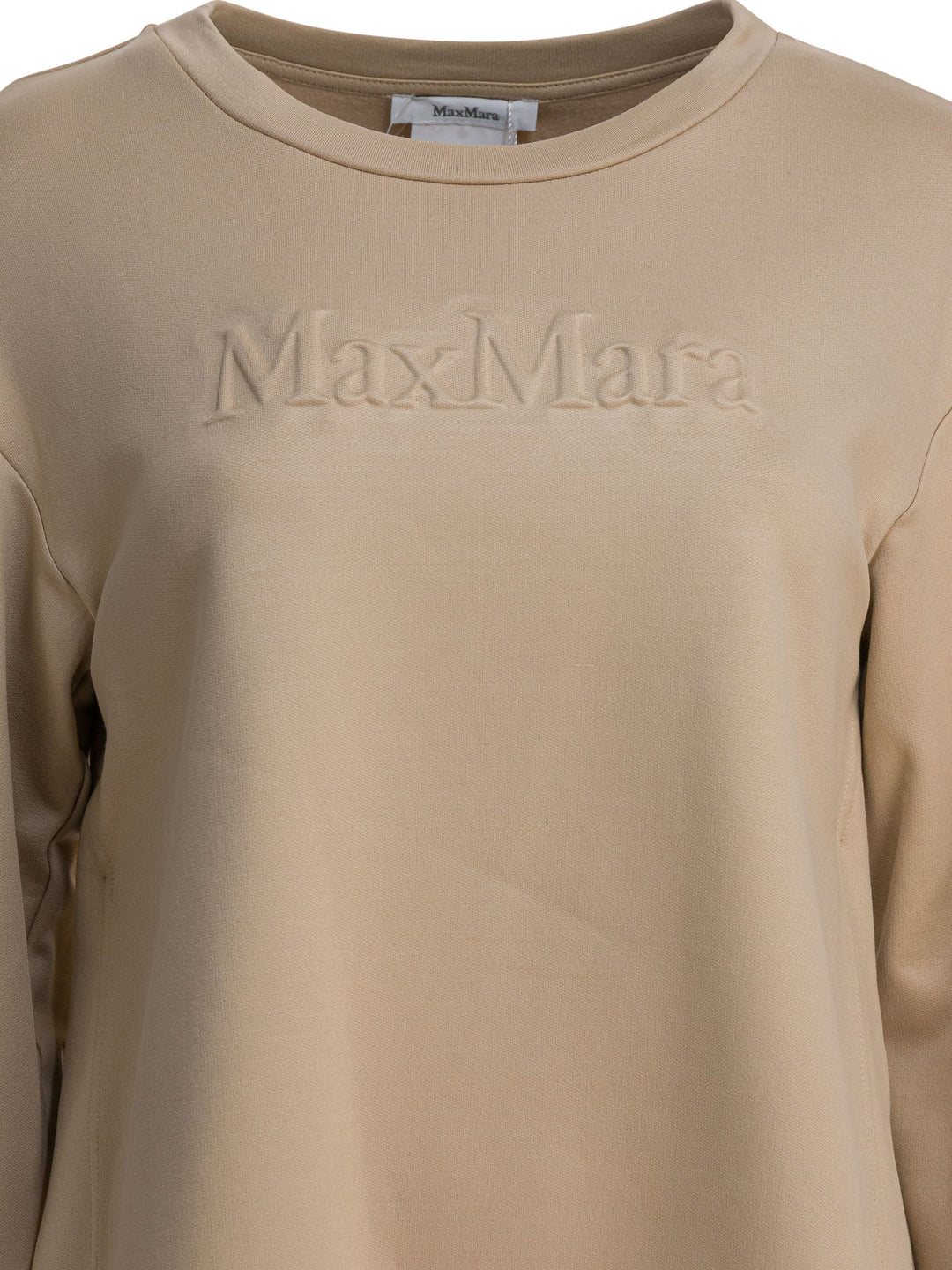 Max Mara Pure Silk And Cotton Sweatshirt Sweatshirts - Brown | 621ec828683d5fd3b6b86707fb2b6fc4b969a672