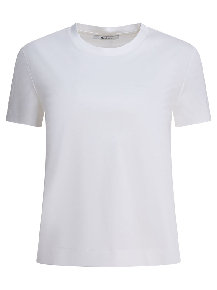 Max Mara Pure  T-shirts - White | 17c8f50c188c6faeb98fa9b480674789500a30c7