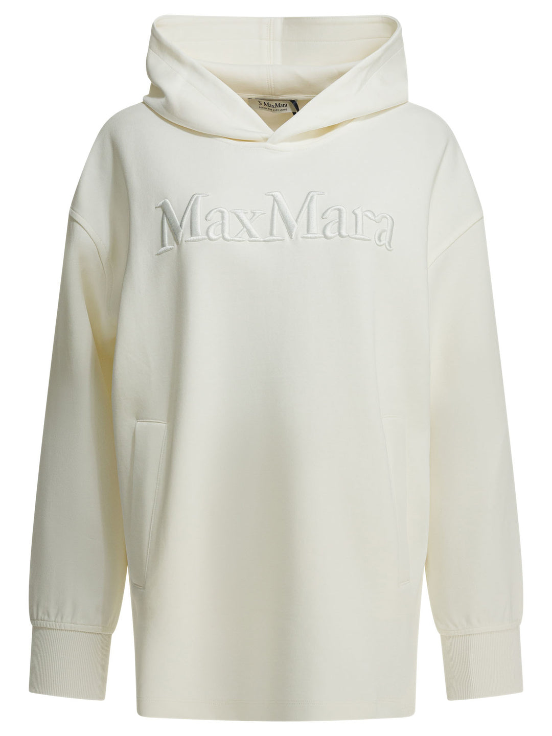 Max Mara S Hoodie With Logo Sweatshirts - White | 87e9034dddcfd26d18023cf780f98e37b6a6ba9c