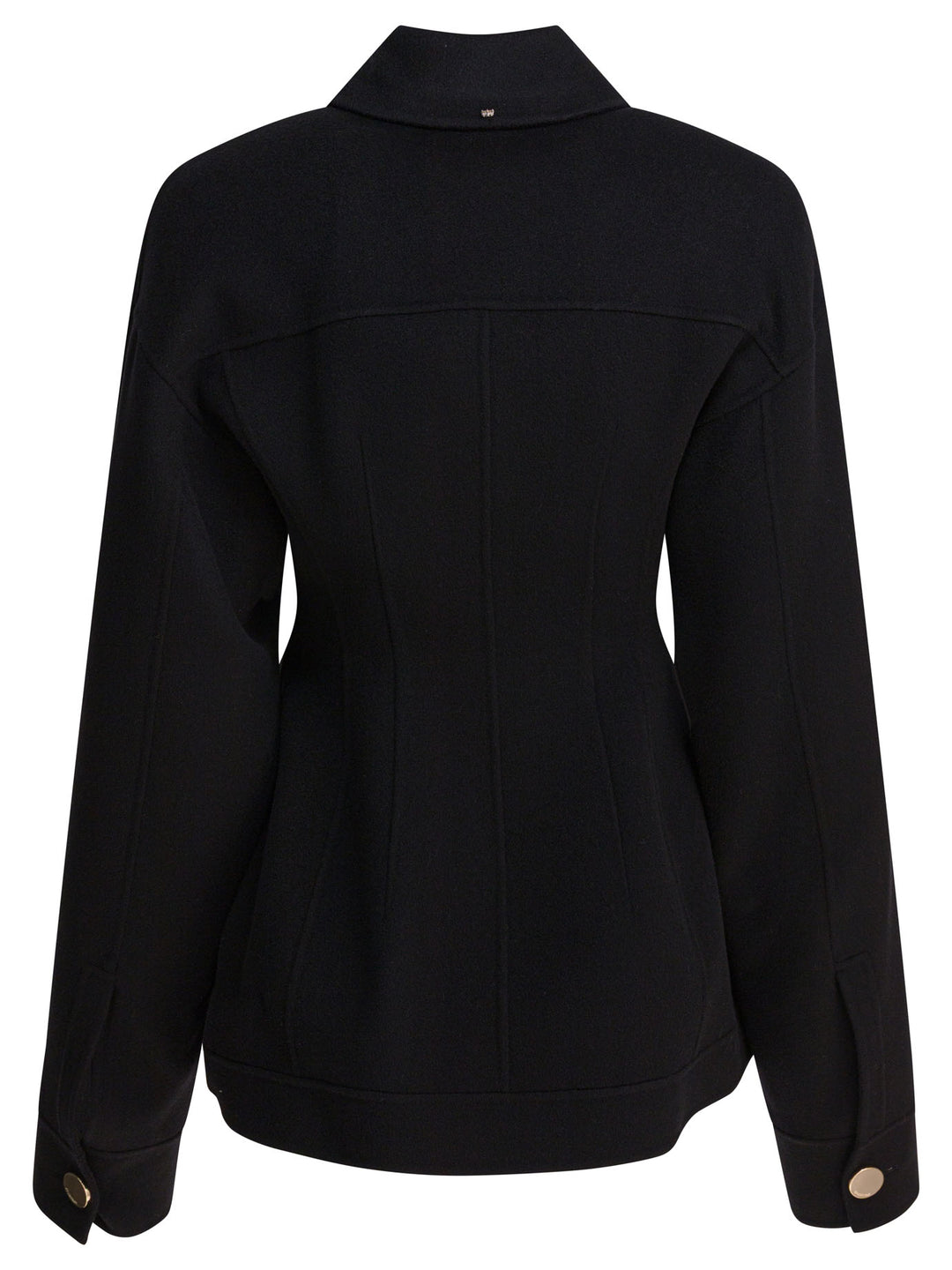 Max Mara Sportmax Wool Coat Jackets and Coats - Black | 5c9c7de28b69360c355718fd4376ffb2998abce2