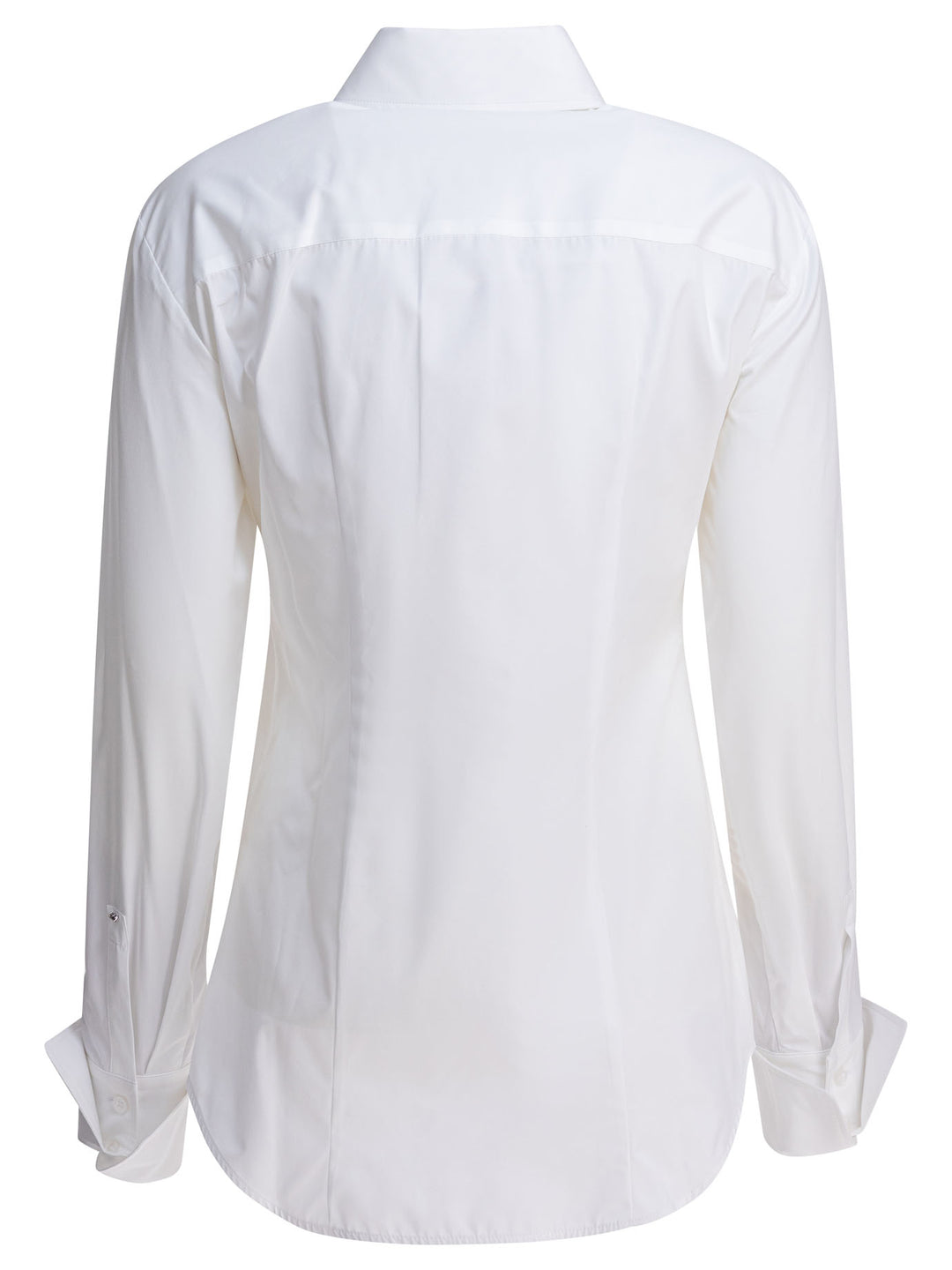Max Mara Sportmax Cotton Poplin Shirt Shirts - White | 08189729598db87941fcd299b3a0ecf302b2a585