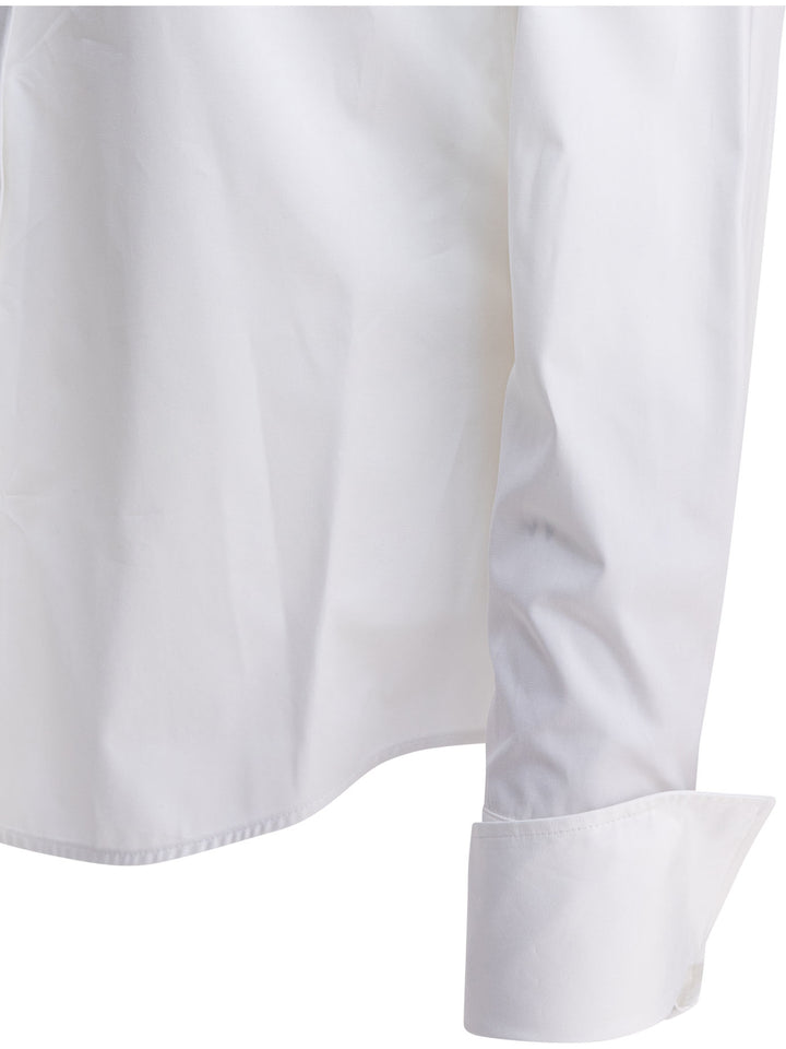 Max Mara Sportmax Cotton Poplin Shirt Shirts - White | 1807263c02bb084cc786d7a2e6d49555df390eca