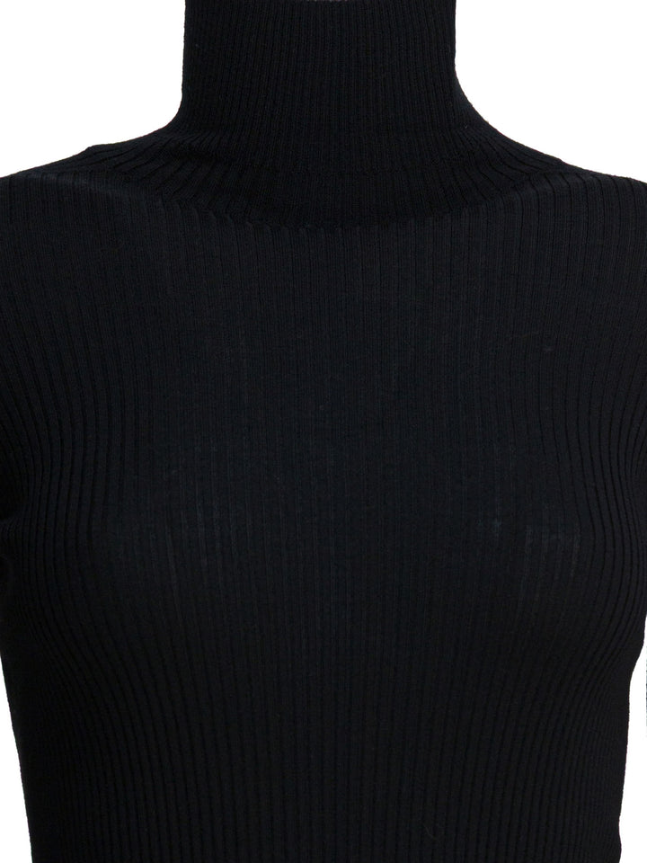 Max Mara Sportmax Virgin Wool Turtleneck Knitwear - Black | f7b10ff14d680152be1a6db66f13e76e8343a9f2