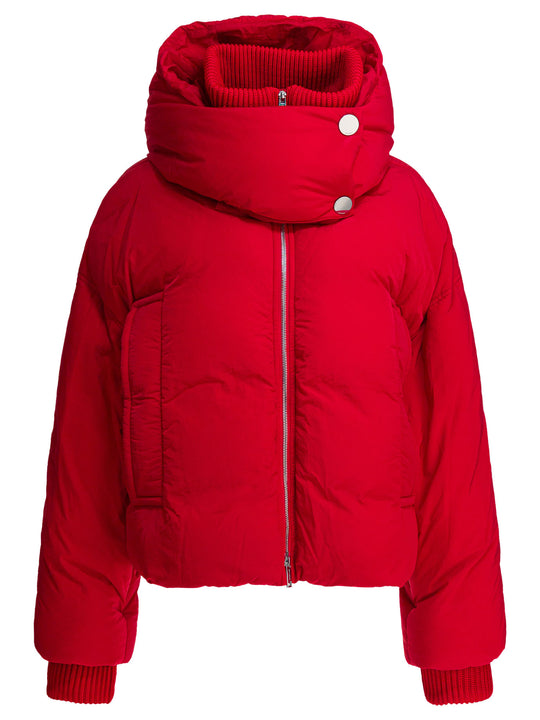 Anti-Drip Short Down Jacket Jackets And Coats Red