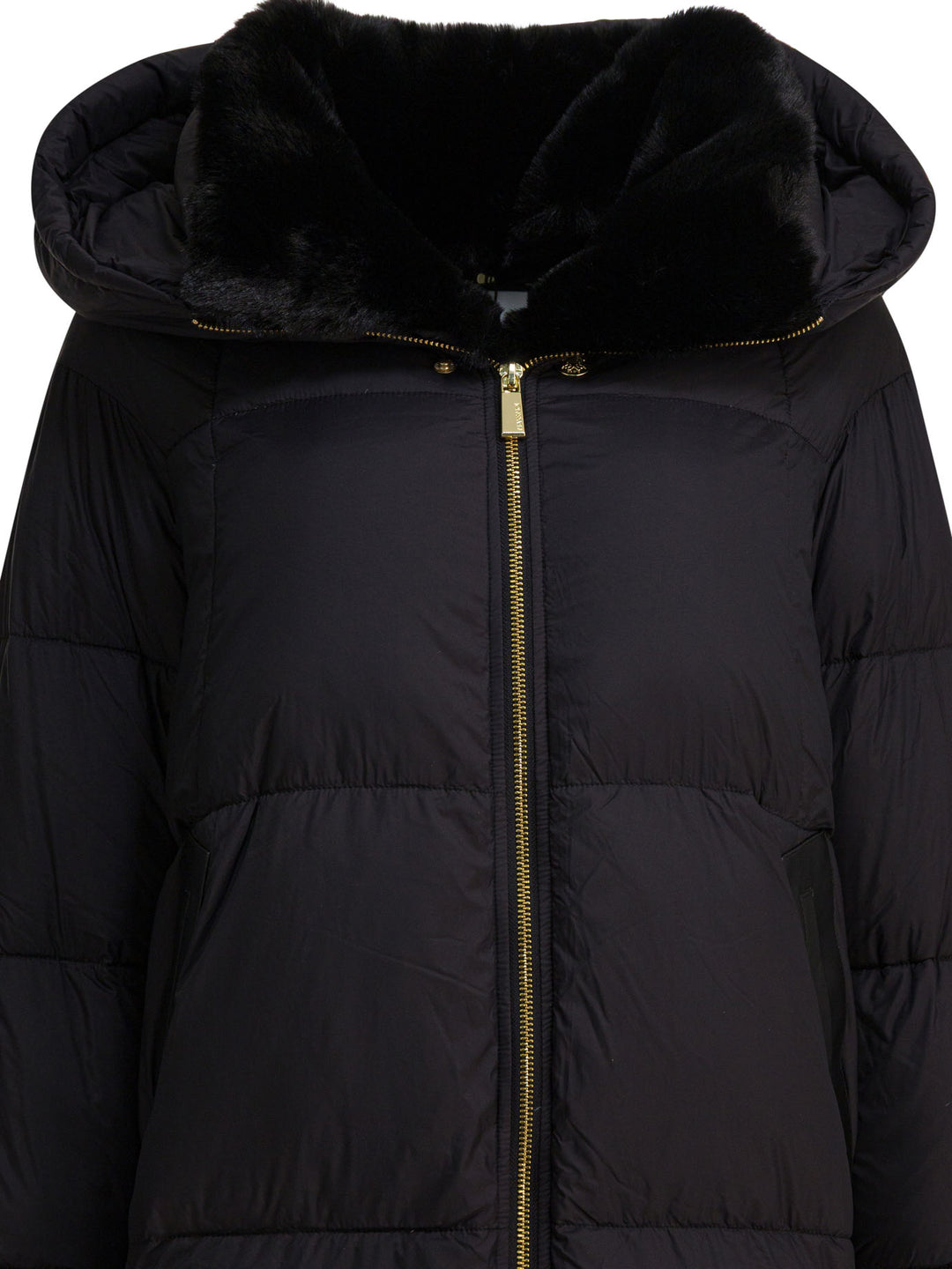 Max&Moi Long Down Jacket With Over Hood Jackets and Coats - Black | d79f6382414eeb100dc0436cbe6bc30282974f10