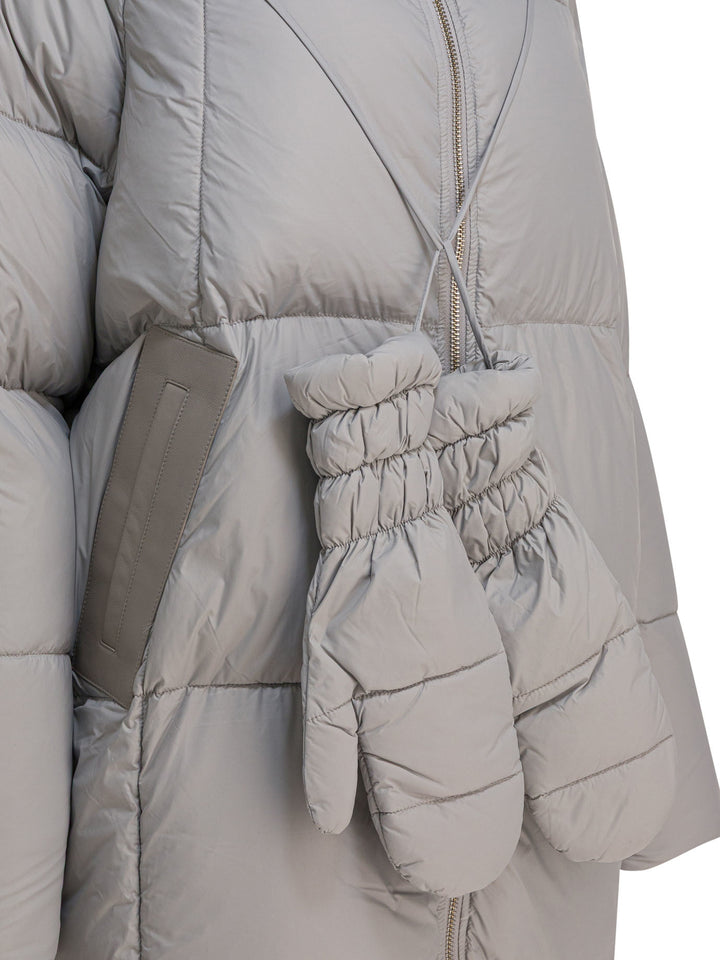 Max&Moi Long Down Jacket With Over Hood Jackets and Coats - Grey | 664cf9011f5736f5ccaf66c27beabfbb6d7b5182