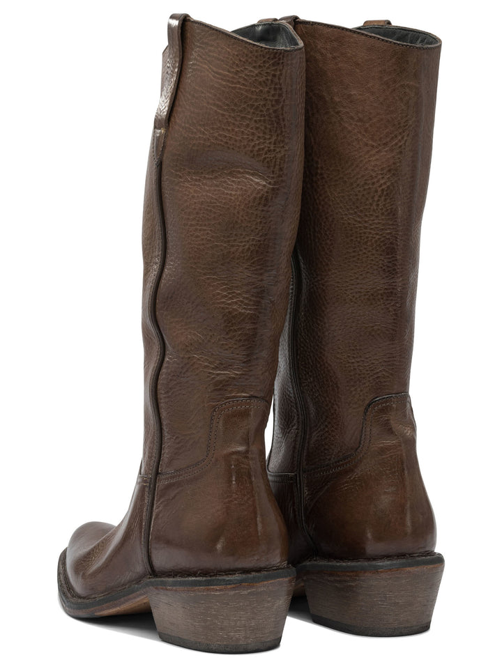 Moma Dallas 50mm Boots and Ankle Boots - Brown | 0bfecd66d2abe917f6b61f8e0b4273223267e6ac