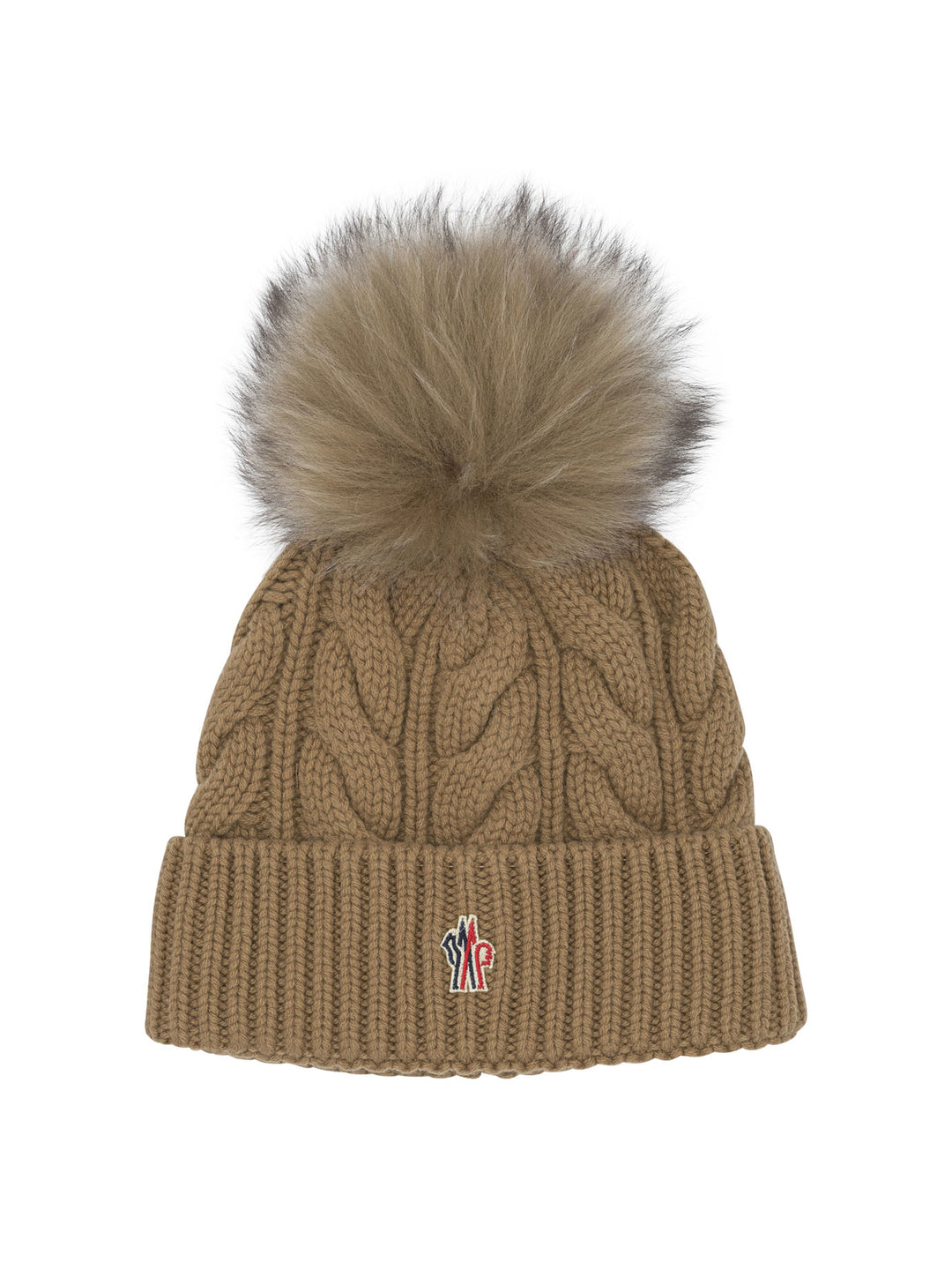 Moncler Grenoble Wool Blend Beanie Hats - Beige | 6290c45349fcc6dd6cf9dfa626e6686162703c77