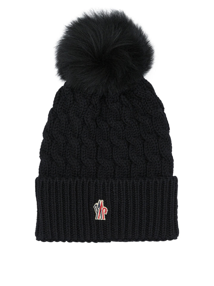 Moncler Grenoble Wool Beanie Hats - Black | 70338ac229abc05c9cfeca98cf3f9c8cb6bd3917